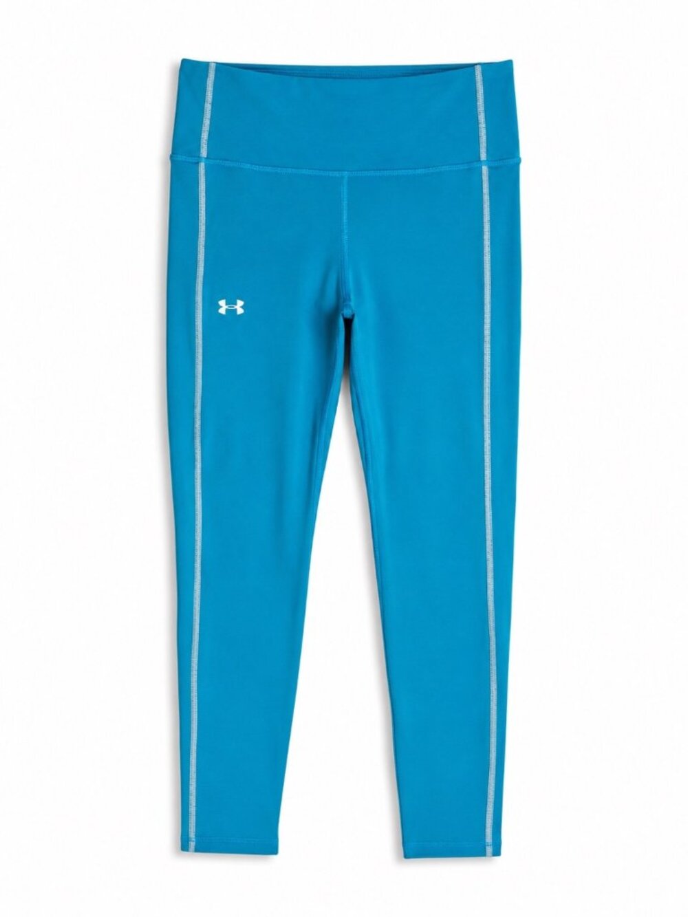 Under Armour Compression Leggings Women’s Medium Blue Athletic Workout Pants